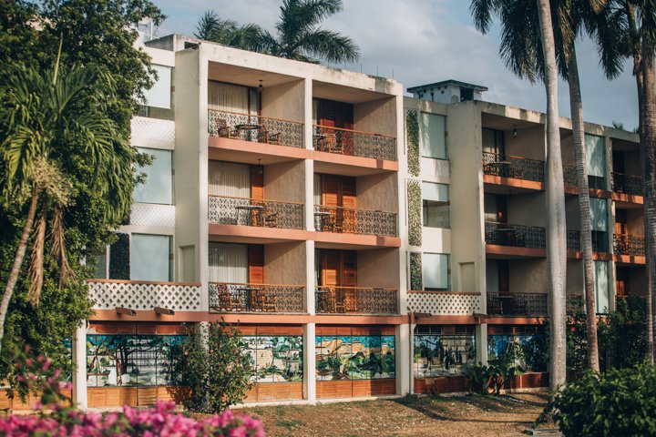 Fachada del hotel El Gran Maya